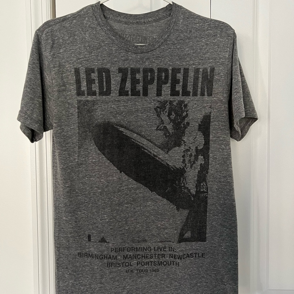 Led Zeppelin Blimp UK Tour Graphic Tee